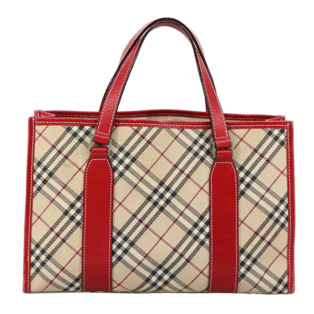 Burberry Nova Check Beige Canvas Handbag (Pre-Owned) Size ONE SIZE - 2 Thumbnail