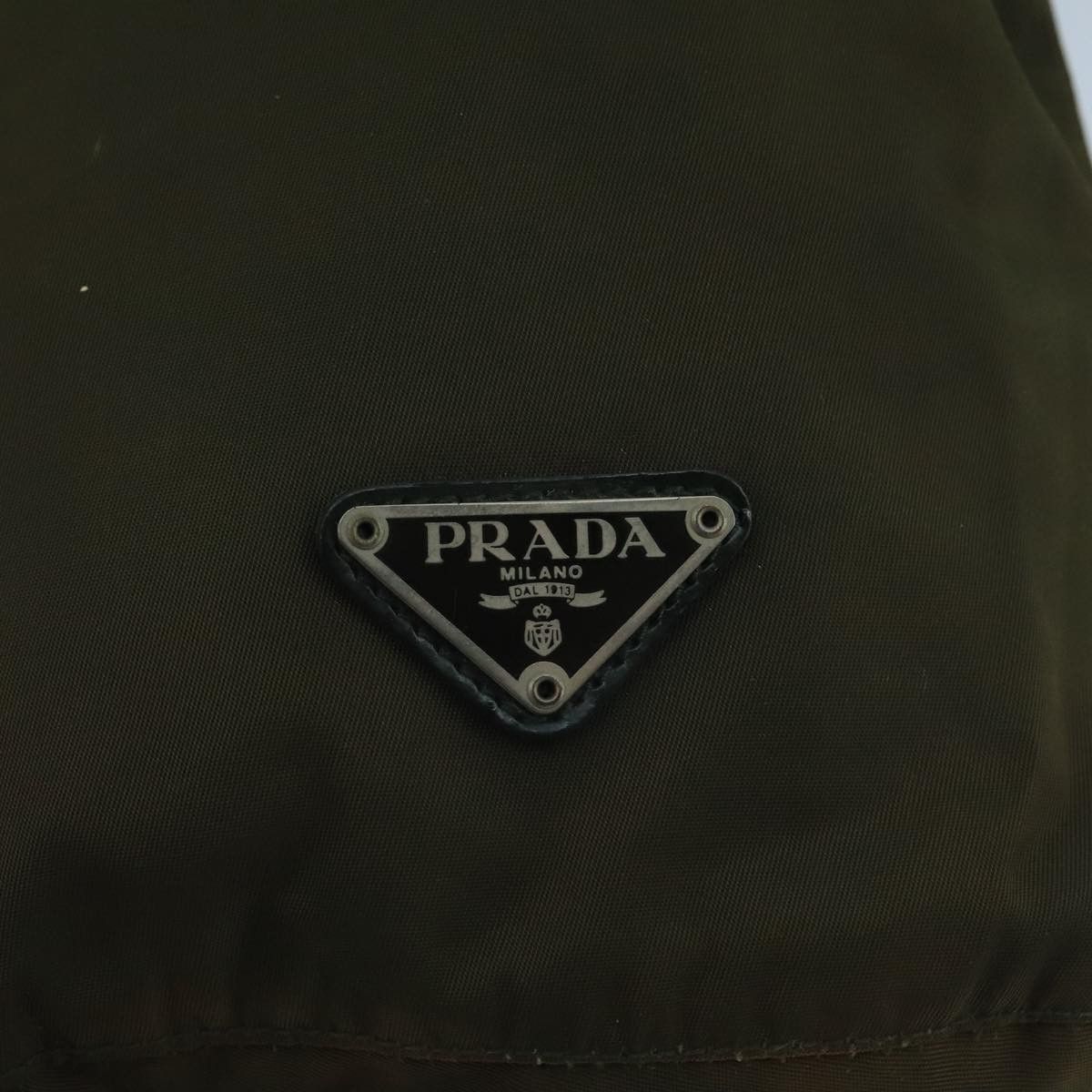 Prada Tessuto Khaki Synthetic Clutch Bag (Pre-Owned) Size ONE SIZE - 7 Thumbnail