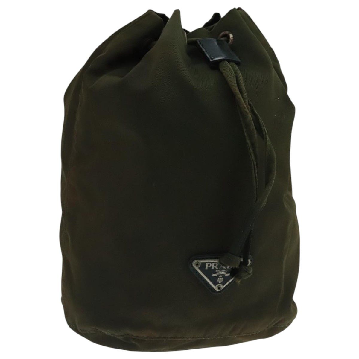 Prada Tessuto Khaki Synthetic Clutch Bag (Pre-Owned) Size ONE SIZE - 14 Thumbnail