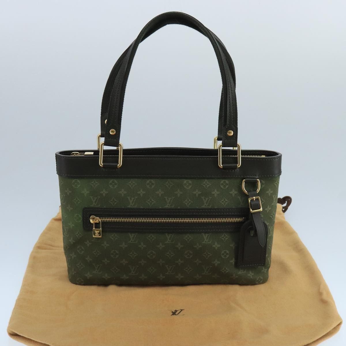 Louis Vuitton Lucille Khaki Canvas Handbag (Pre-Owned) Size ONE SIZE - 10 Thumbnail