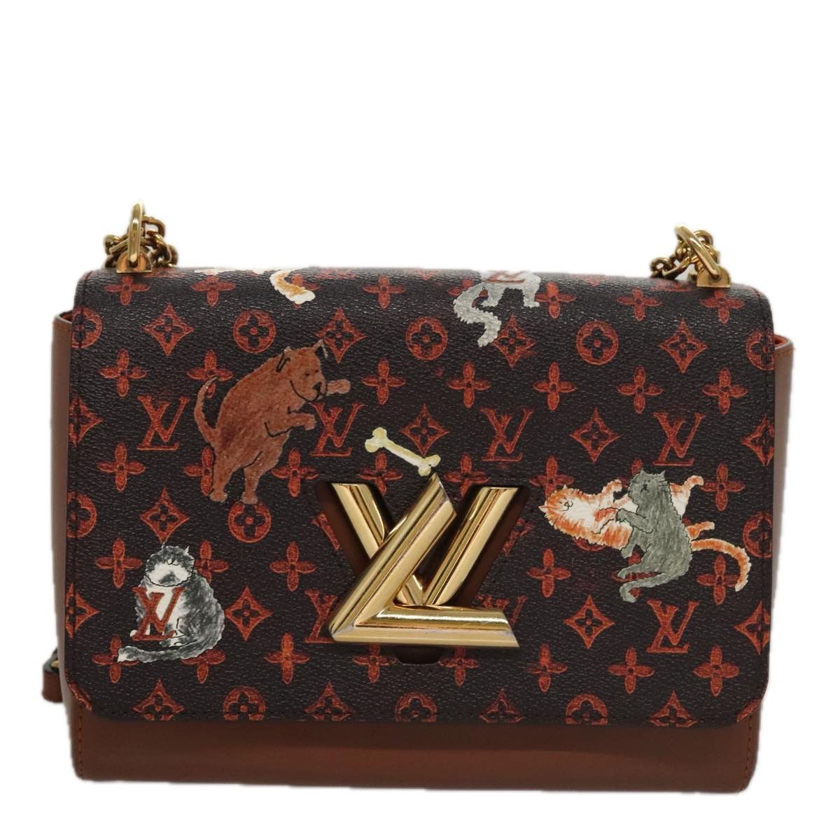 Louis Vuitton Twist Brown Canvas Shoulder Bag (Pre-Owned) Size ONE SIZE - 18 Thumbnail