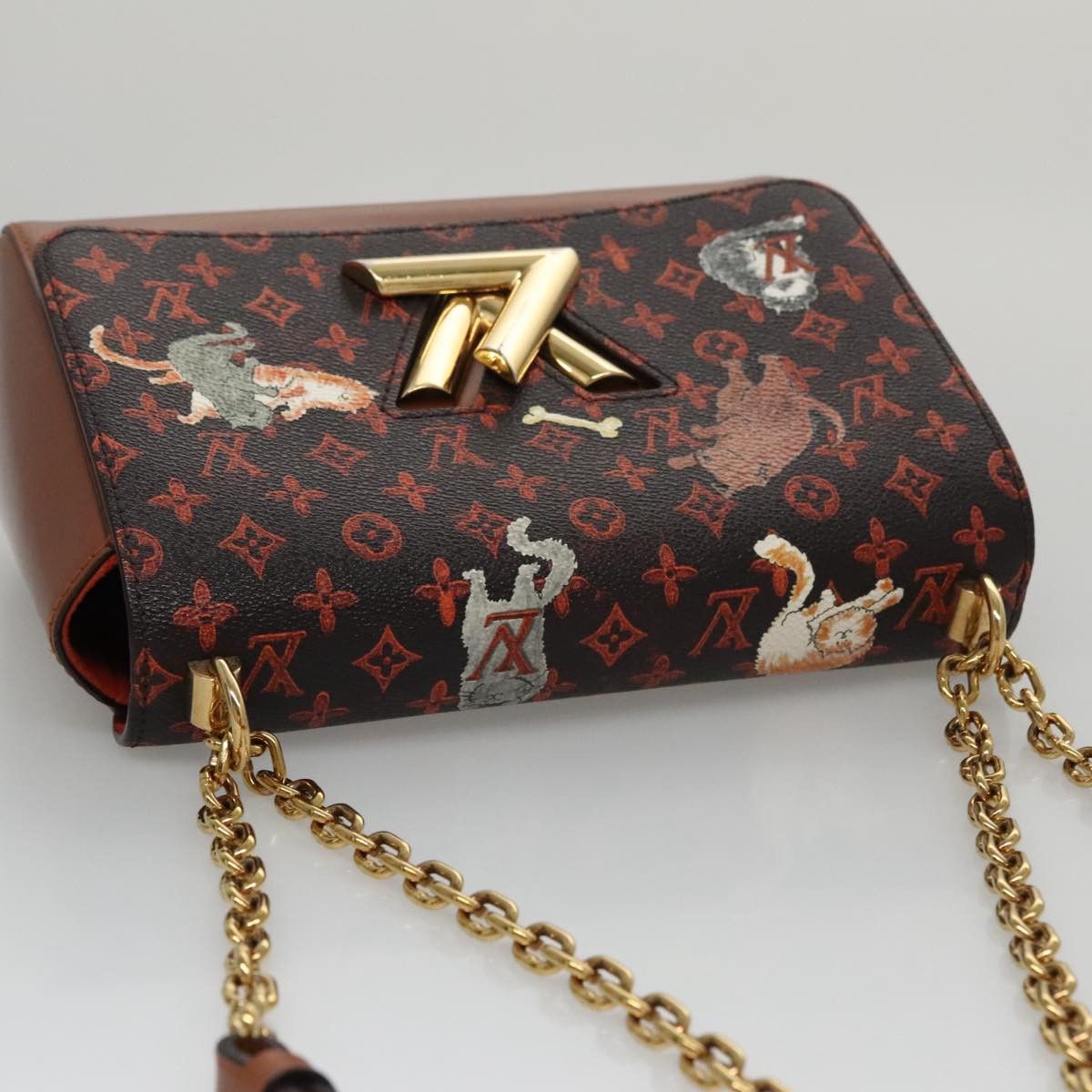 Louis Vuitton Twist Brown Canvas Shoulder Bag (Pre-Owned) Size ONE SIZE - 13 Thumbnail
