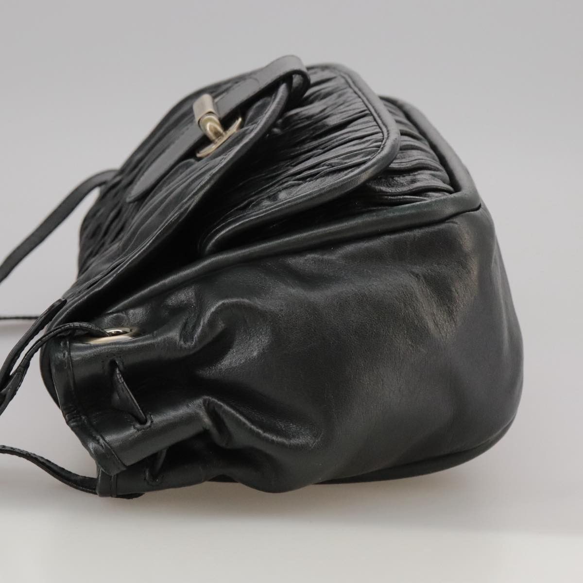 Bally Black Leather Shoulder Bag (Pre-Owned) Size ONE SIZE - 3 Thumbnail