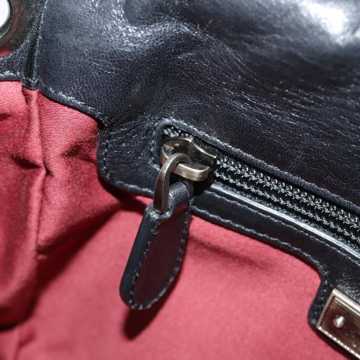Bally Black Leather Shoulder Bag (Pre-Owned) Size ONE SIZE - 11 Thumbnail