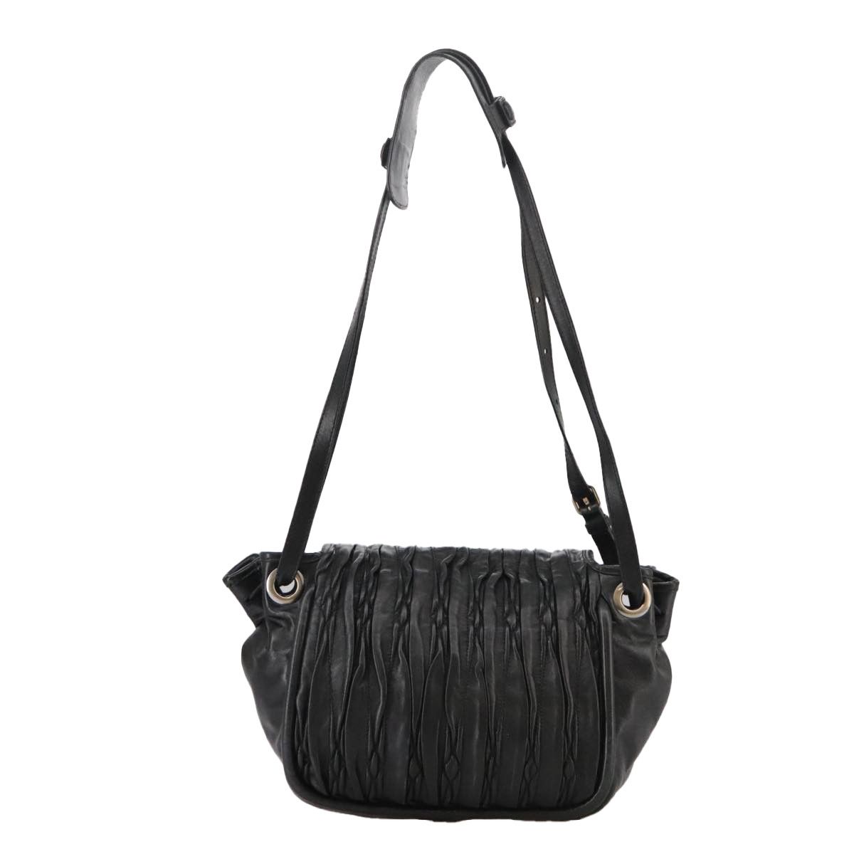 Bally Black Leather Shoulder Bag (Pre-Owned) Size ONE SIZE - 2 Thumbnail