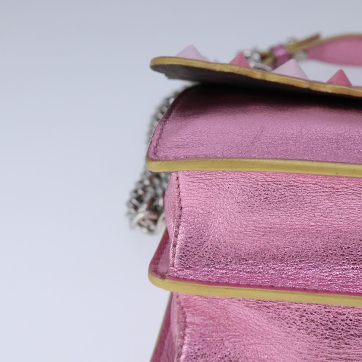 Fendi Kan I Pink Leather Shoulder Bag (Pre-Owned) Size ONE SIZE - 18 Thumbnail