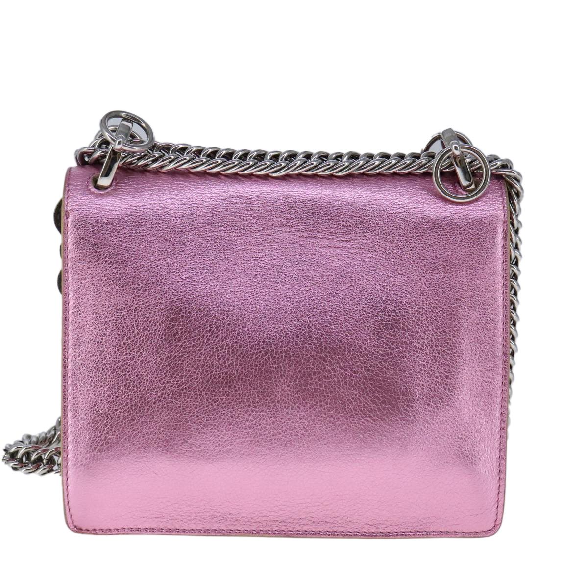 Fendi Kan I Pink Leather Shoulder Bag (Pre-Owned) Size ONE SIZE - 2 Thumbnail