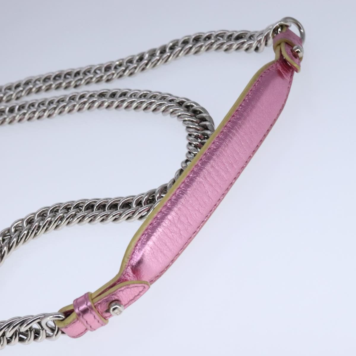 Fendi Kan I Pink Leather Shoulder Bag (Pre-Owned) Size ONE SIZE - 4 Thumbnail