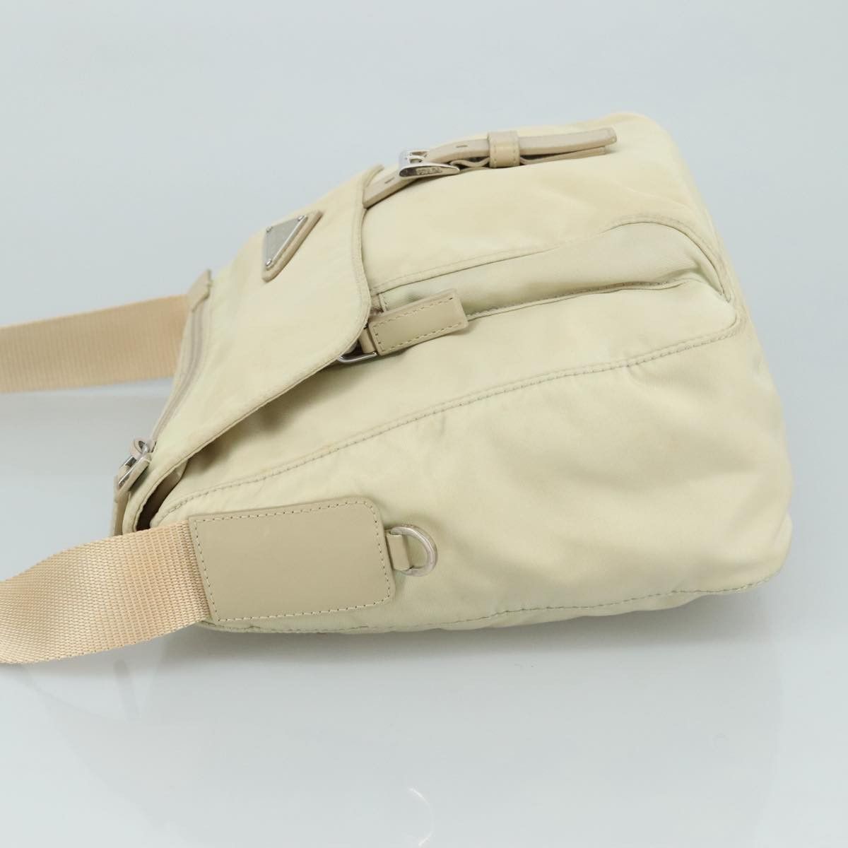Prada Re-Nylon Beige Synthetic Shoulder Bag (Pre-Owned) Size ONE SIZE - 4 Thumbnail