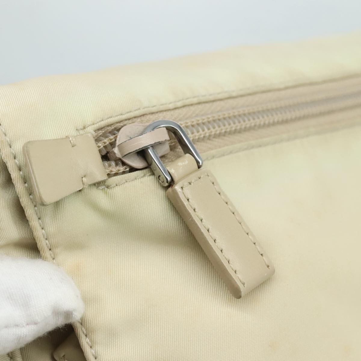 Prada Re-Nylon Beige Synthetic Shoulder Bag (Pre-Owned) Size ONE SIZE - 10 Thumbnail