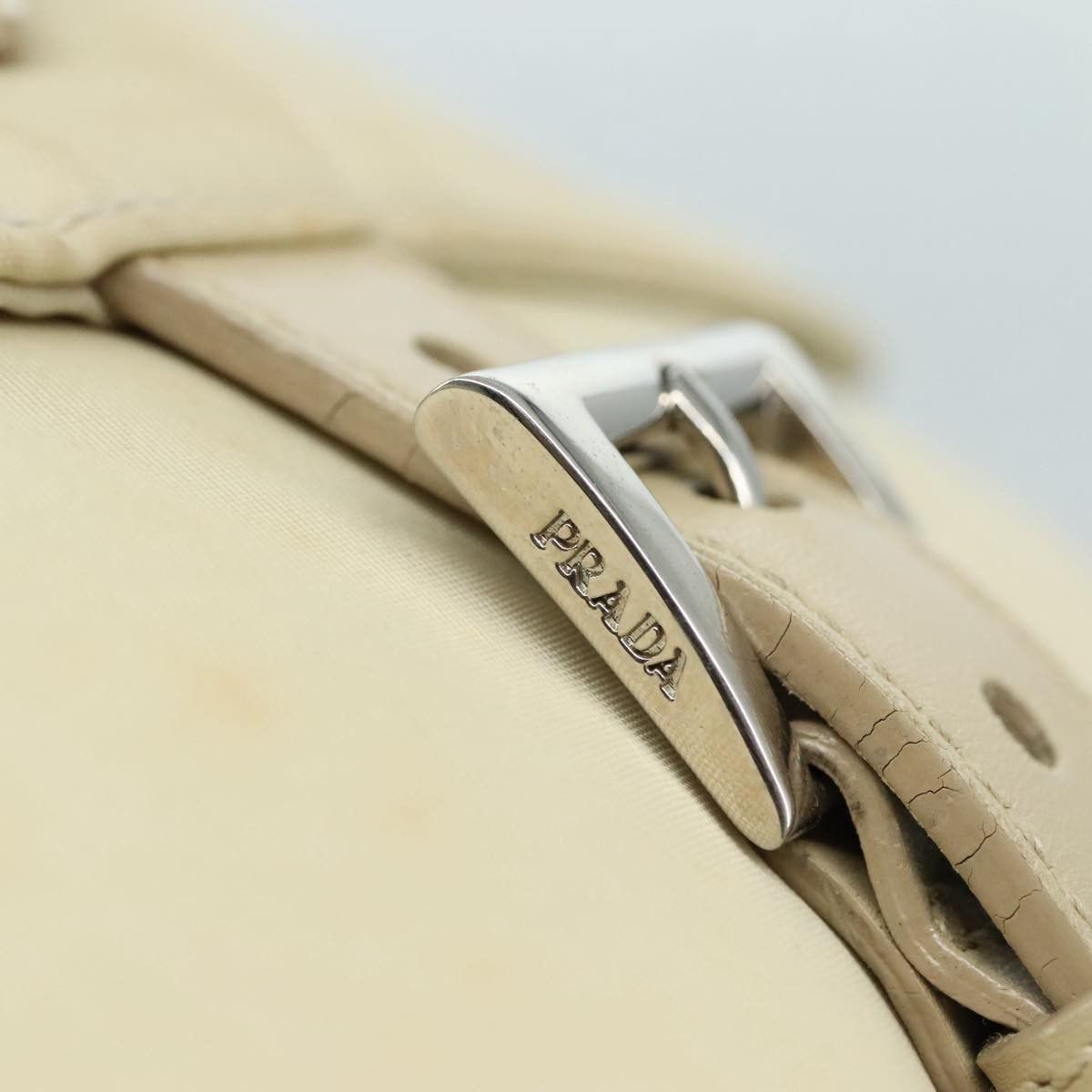 Prada Re-Nylon Beige Synthetic Shoulder Bag (Pre-Owned) Size ONE SIZE - 11 Thumbnail
