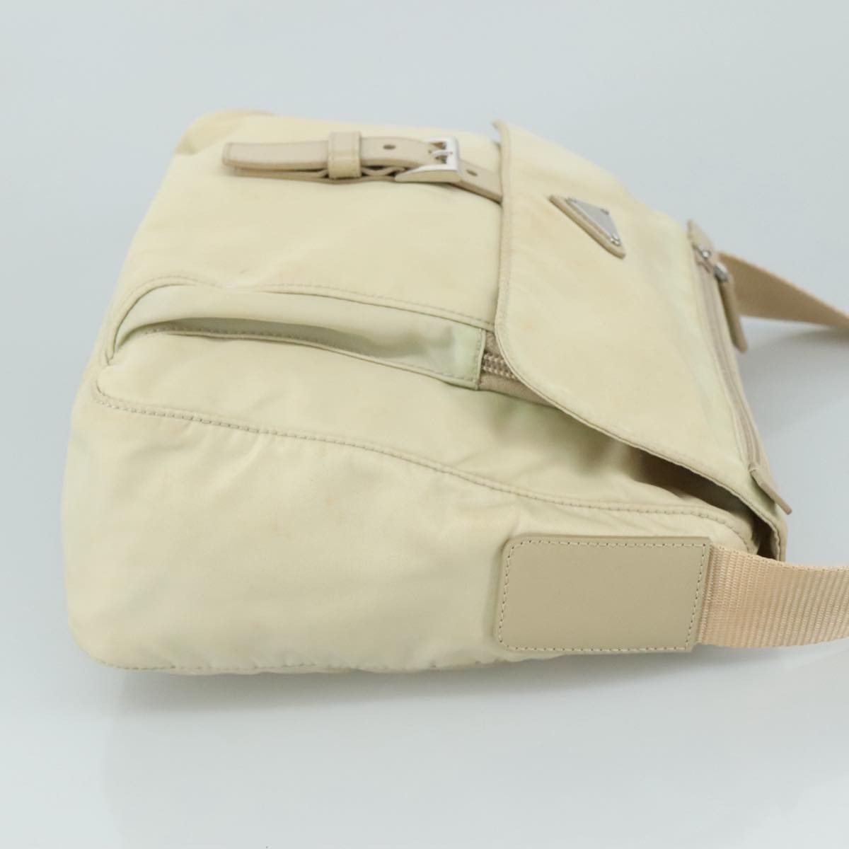 Prada Re-Nylon Beige Synthetic Shoulder Bag (Pre-Owned) Size ONE SIZE - 3 Thumbnail
