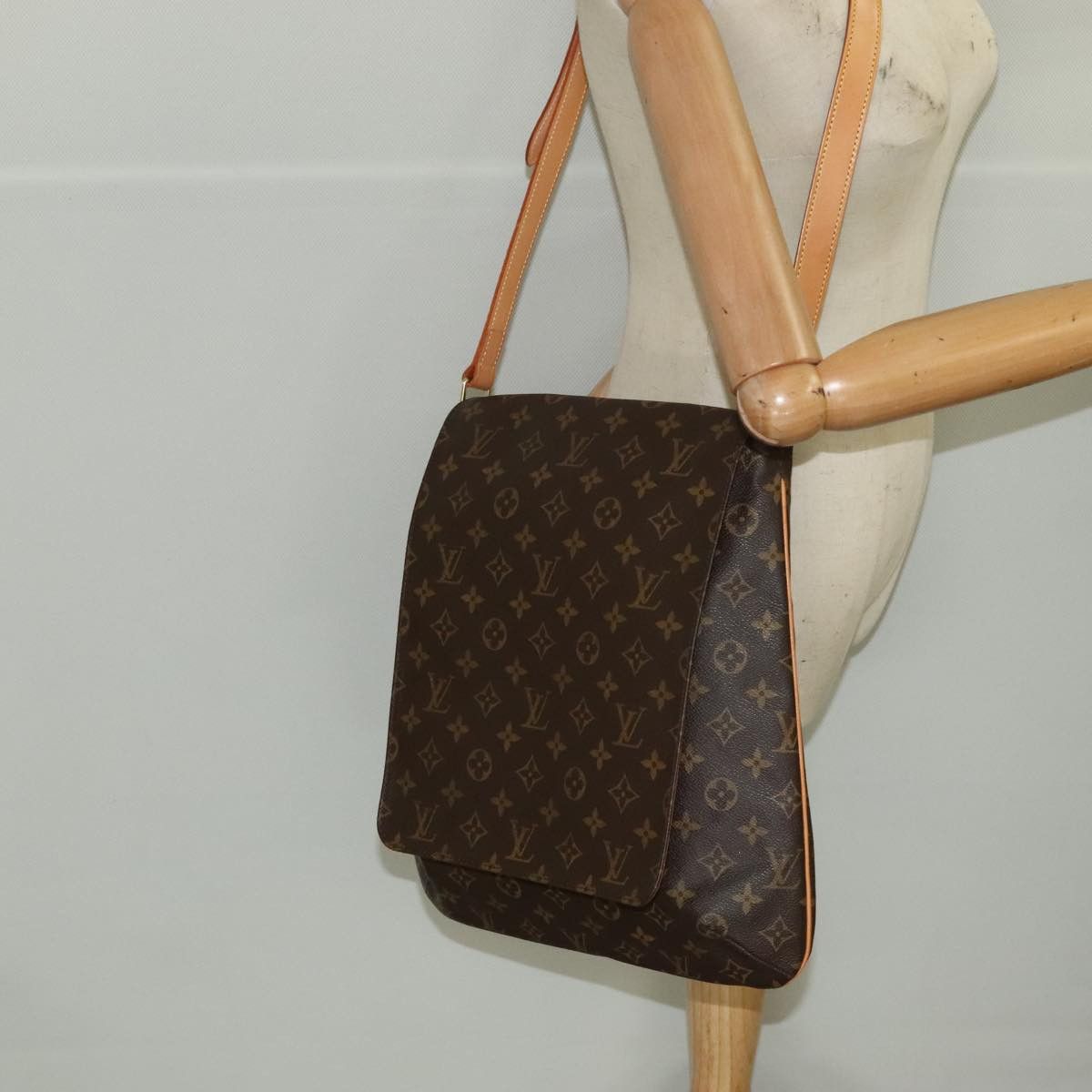 Louis Vuitton Musette Brown Canvas Shoulder Bag (Pre-Owned) Size ONE SIZE - 12 Thumbnail