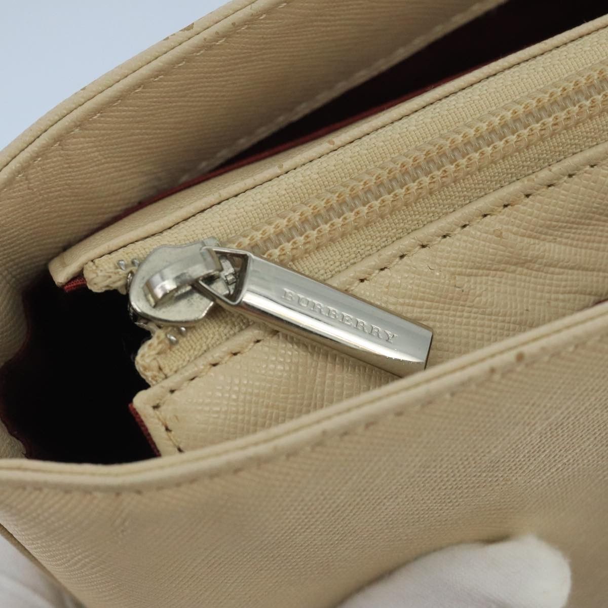 Burberry Nova Check Beige Leather Shoulder Bag (Pre-Owned) Size ONE SIZE - 11 Thumbnail