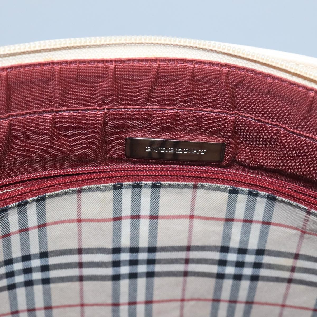 Burberry Nova Check Beige Leather Shoulder Bag (Pre-Owned) Size ONE SIZE - 14 Thumbnail