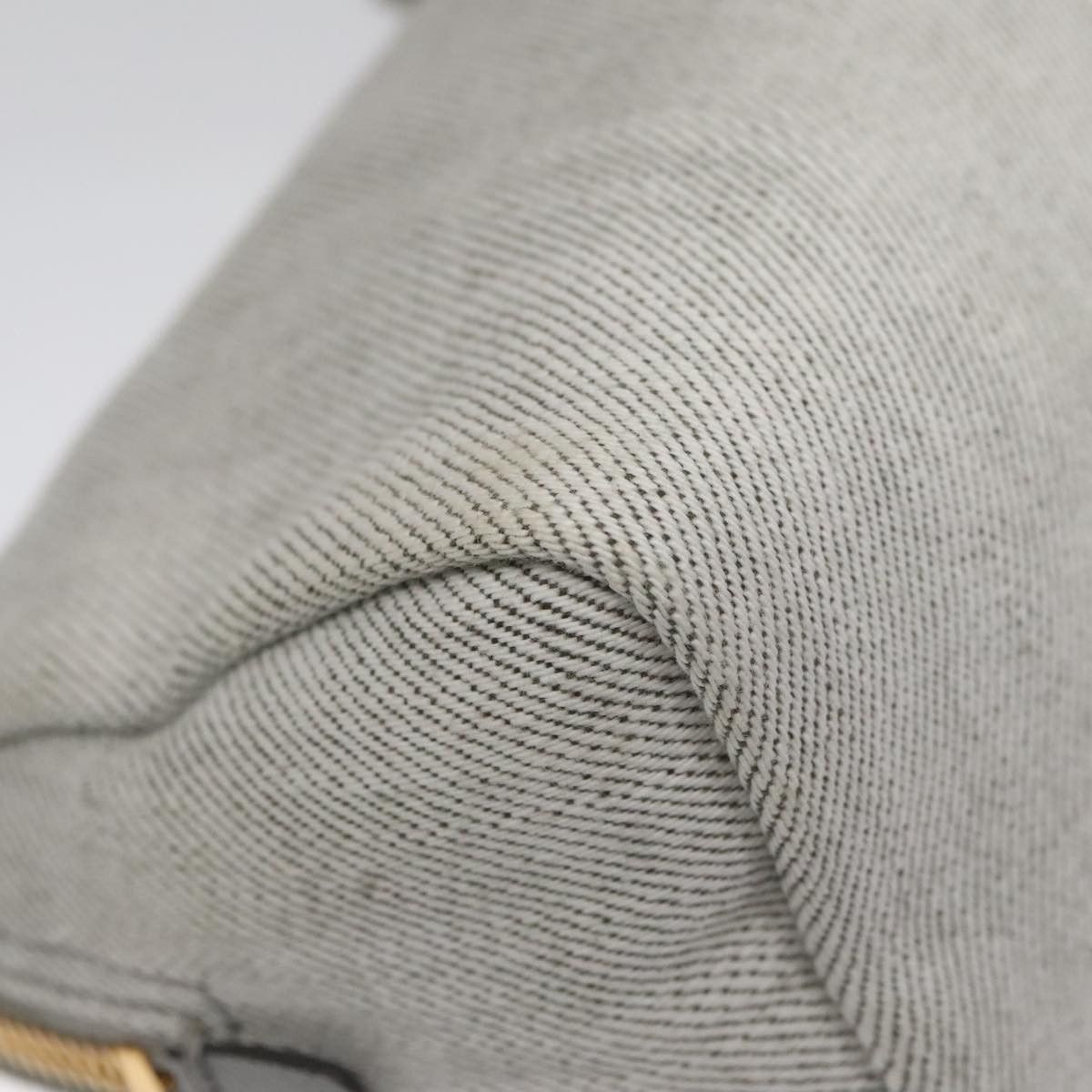 Prada Grey Canvas Clutch Bag (Pre-Owned) Size ONE SIZE - 7 Thumbnail