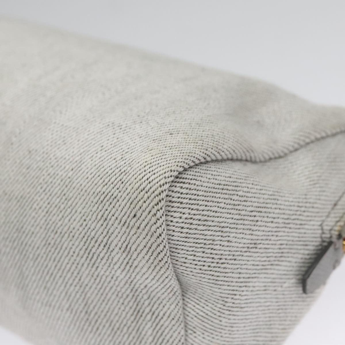 Prada Grey Canvas Clutch Bag (Pre-Owned) Size ONE SIZE - 6 Thumbnail