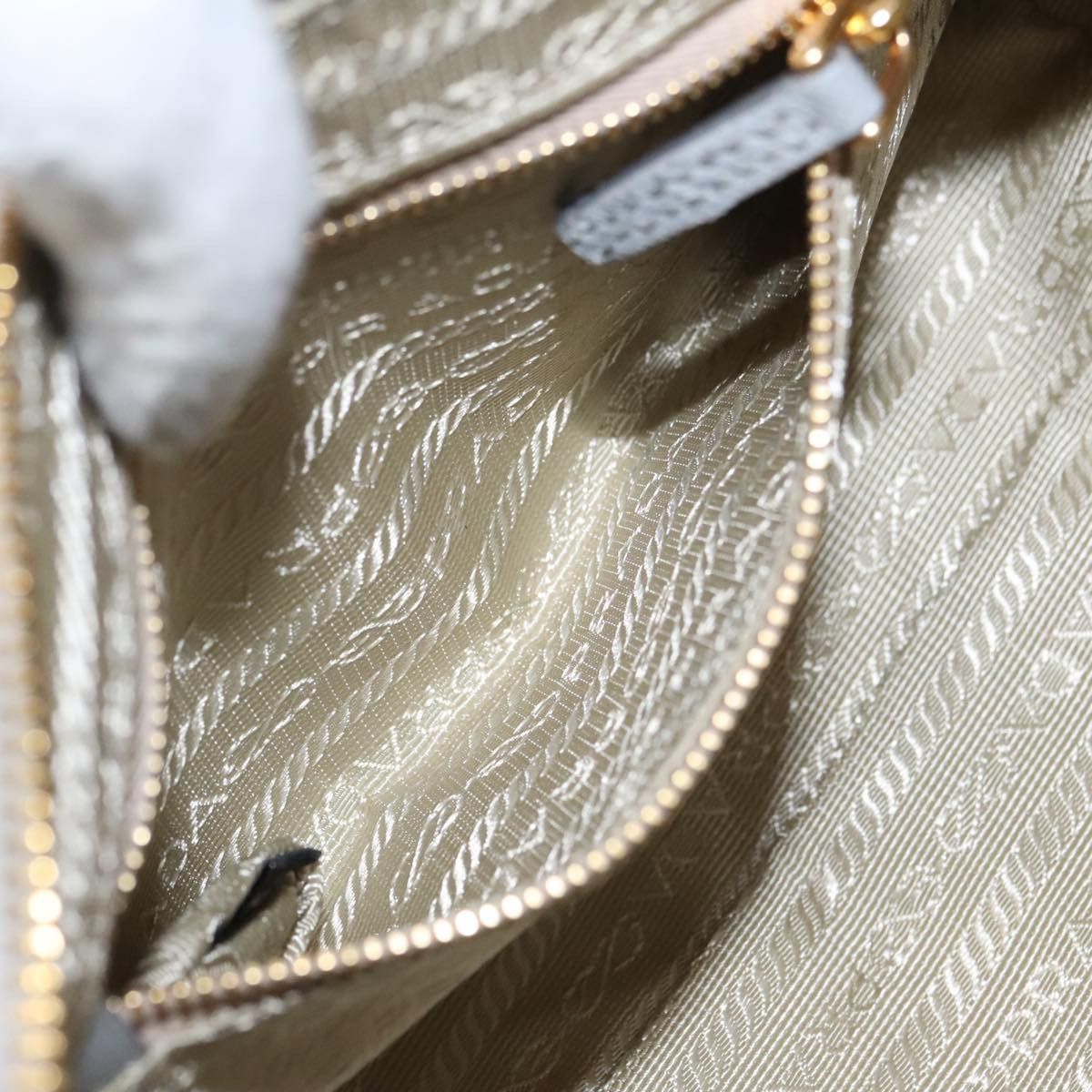Prada Grey Canvas Clutch Bag (Pre-Owned) Size ONE SIZE - 19 Thumbnail