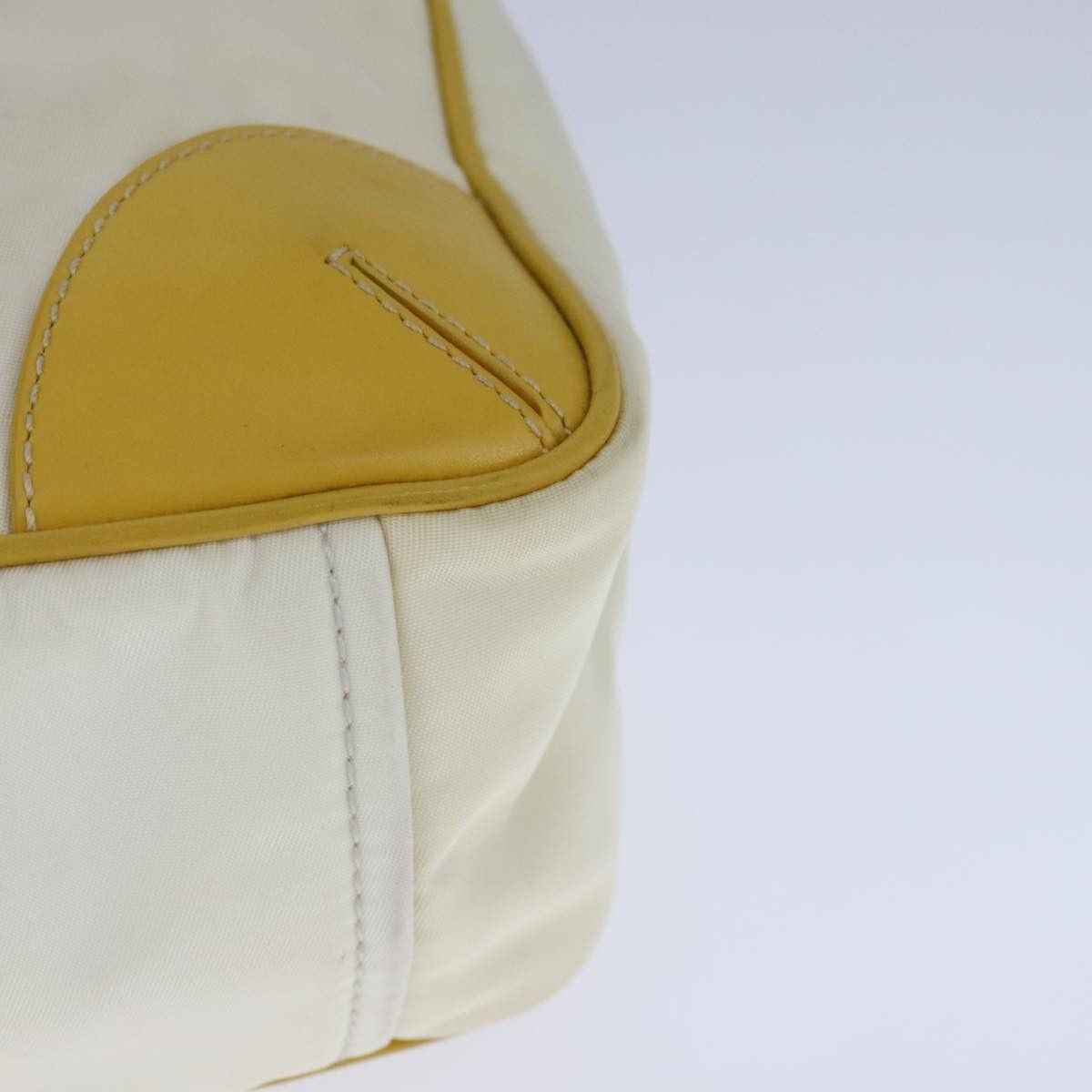 Prada Tessuto Yellow Synthetic Handbag (Pre-Owned) Size ONE SIZE - 9 Thumbnail