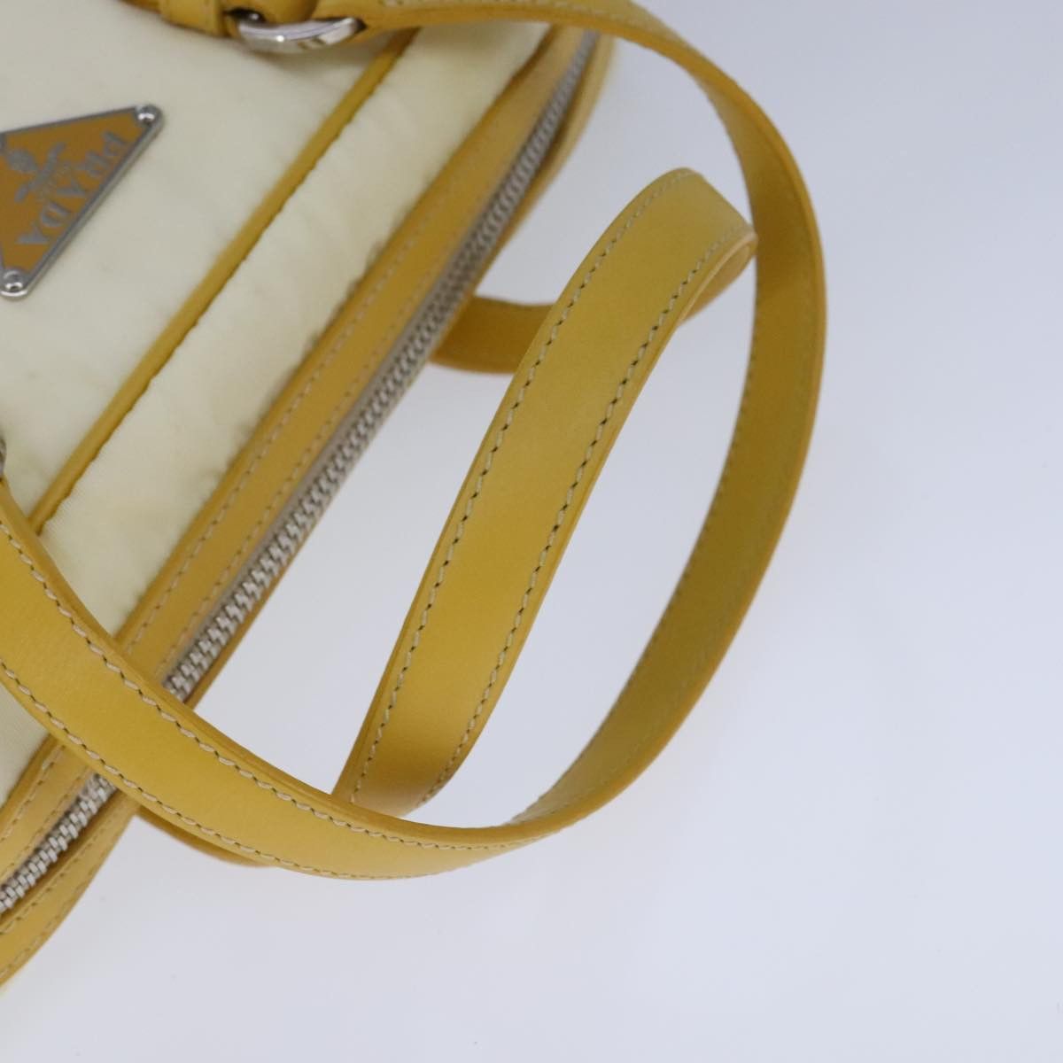 Prada Tessuto Yellow Synthetic Handbag (Pre-Owned) Size ONE SIZE - 10 Thumbnail