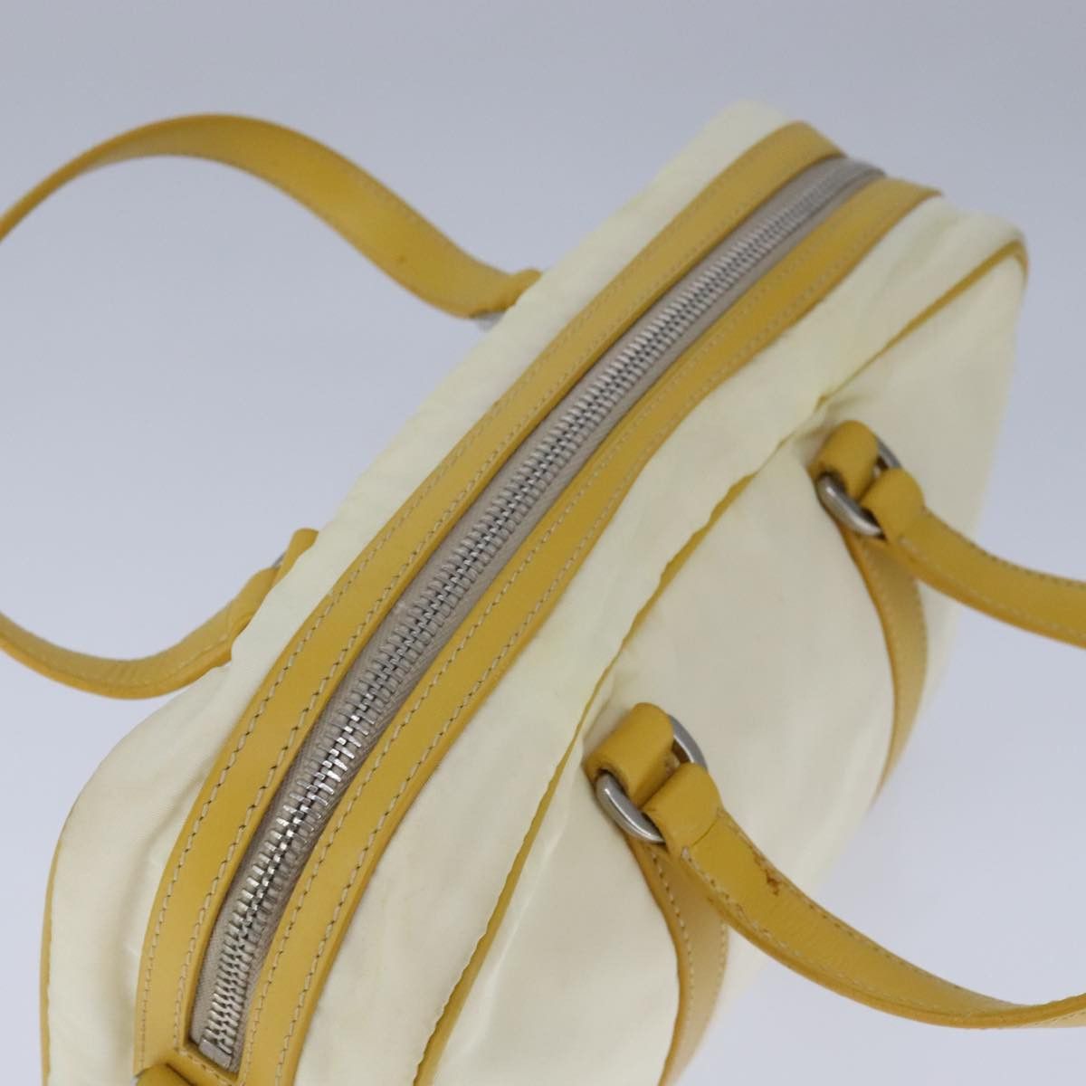 Prada Tessuto Yellow Synthetic Handbag (Pre-Owned) Size ONE SIZE - 5 Thumbnail