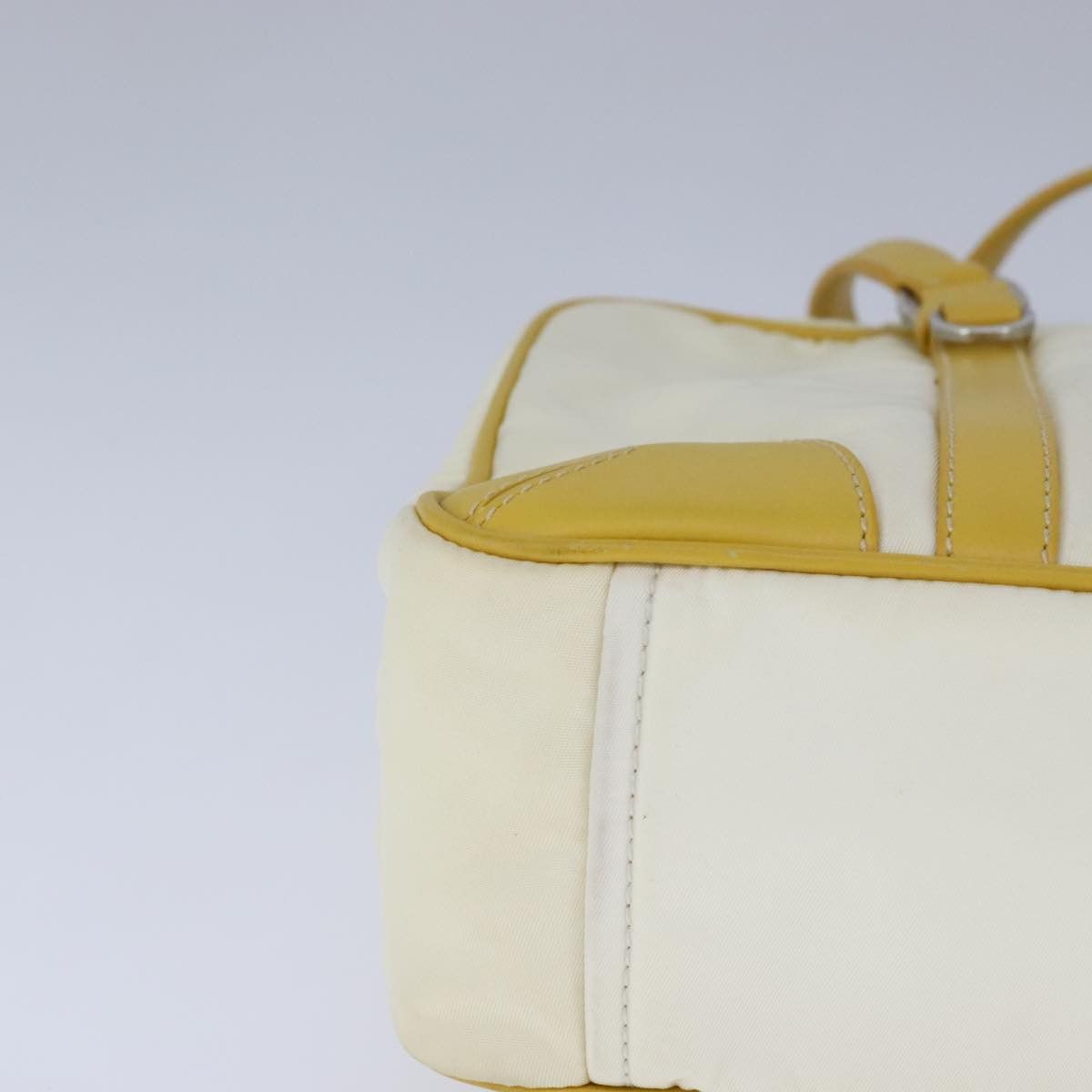 Prada Tessuto Yellow Synthetic Handbag (Pre-Owned) Size ONE SIZE - 6 Thumbnail