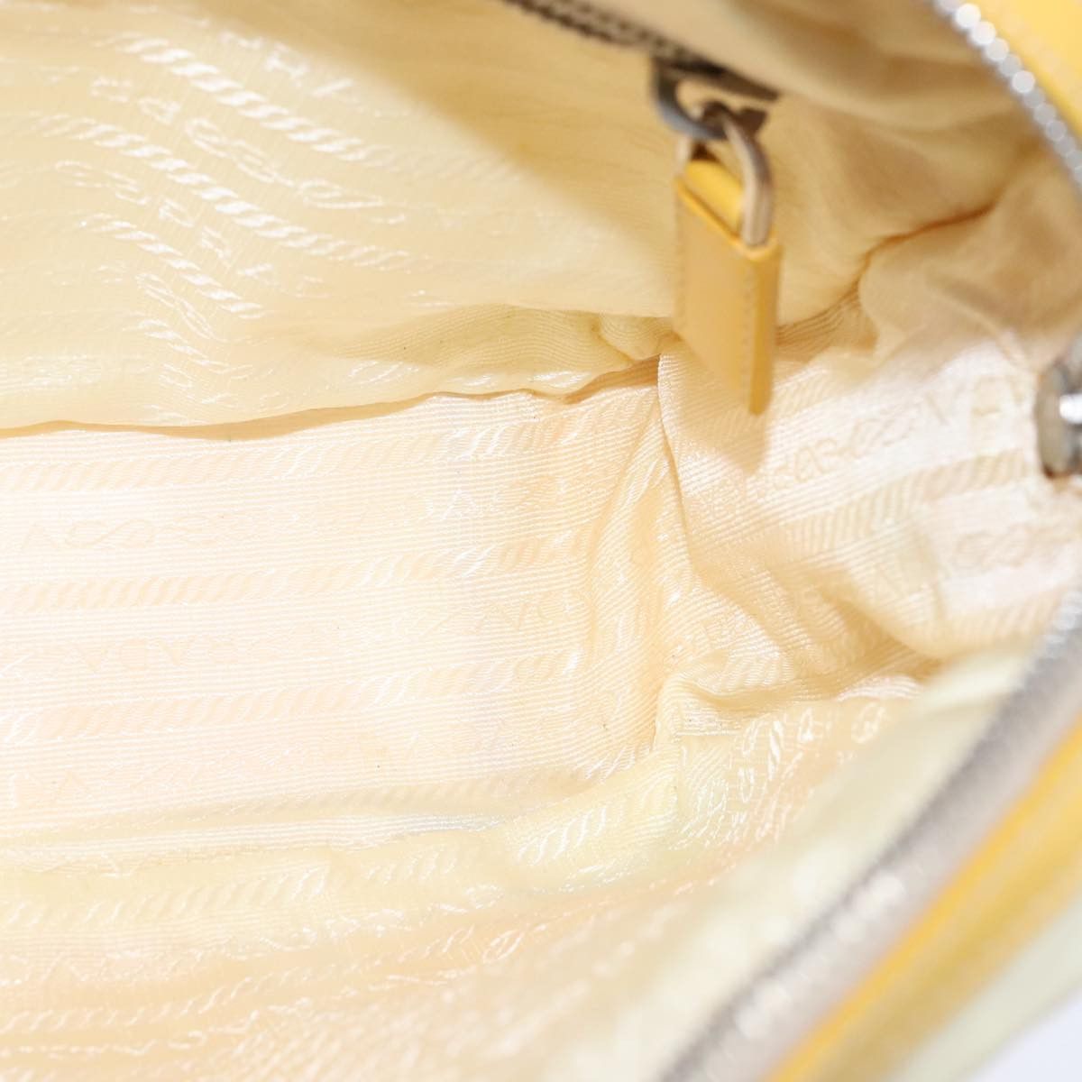 Prada Tessuto Yellow Synthetic Handbag (Pre-Owned) Size ONE SIZE - 20 Thumbnail