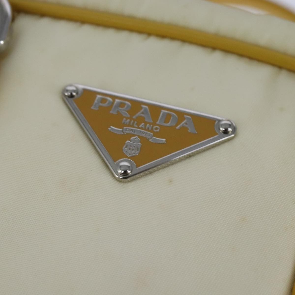 Prada Tessuto Yellow Synthetic Handbag (Pre-Owned) Size ONE SIZE - 16 Thumbnail