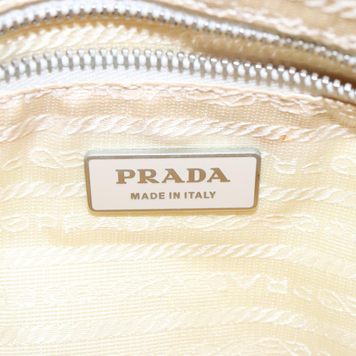 Prada Tessuto Yellow Synthetic Handbag (Pre-Owned) Size ONE SIZE - 15 Thumbnail