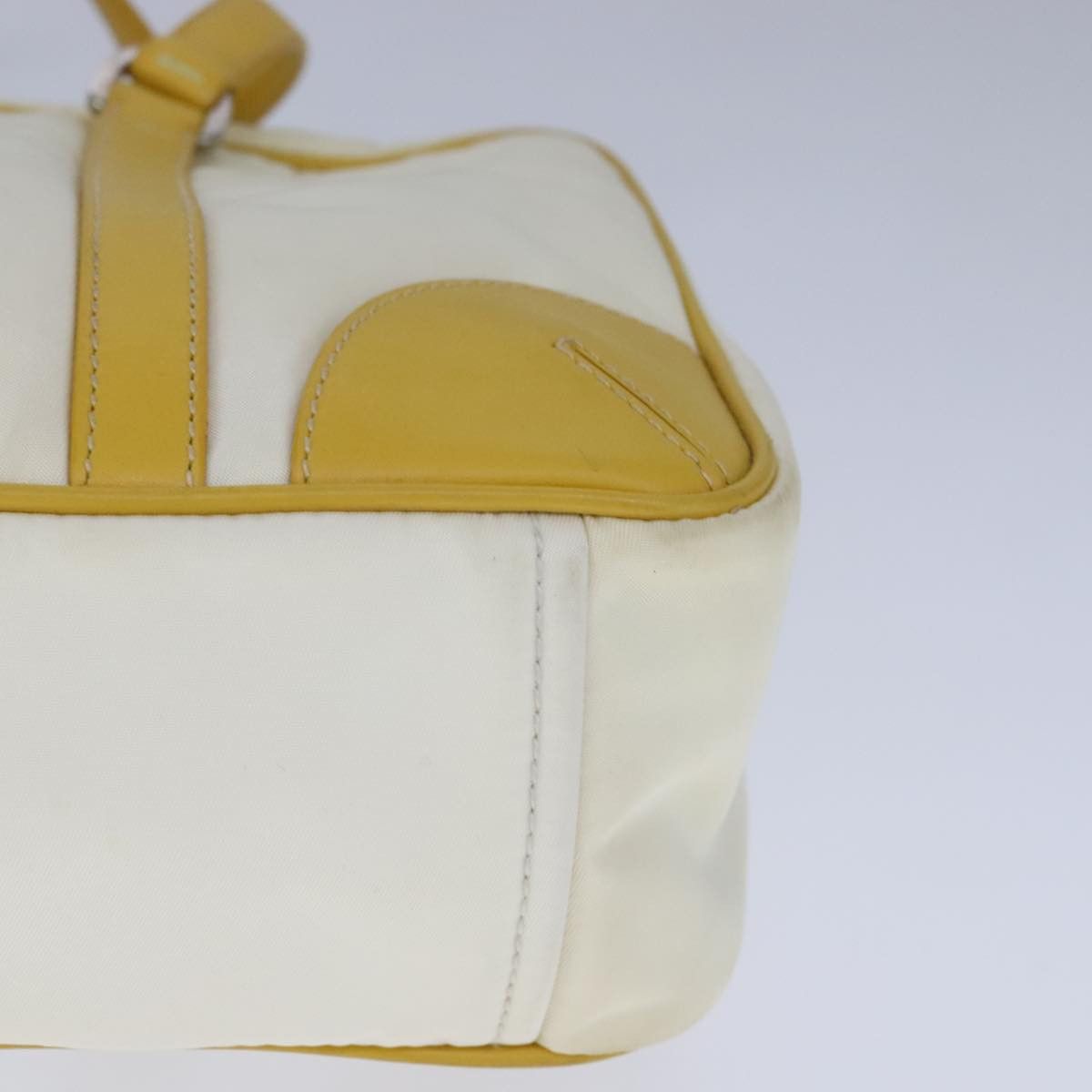 Prada Tessuto Yellow Synthetic Handbag (Pre-Owned) Size ONE SIZE - 7 Thumbnail