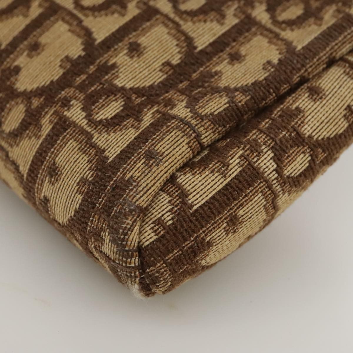 Dior Trotter Brown Canvas Clutch Bag (Pre-Owned) Size ONE SIZE - 8 Thumbnail