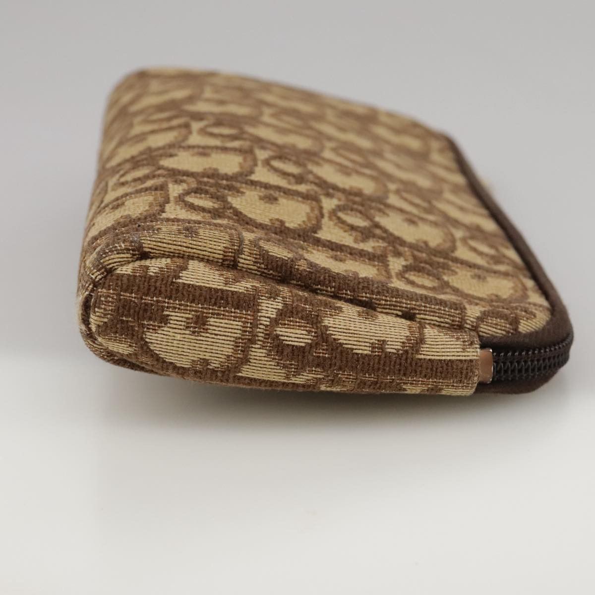 Dior Trotter Brown Canvas Clutch Bag (Pre-Owned) Size ONE SIZE - 4 Thumbnail
