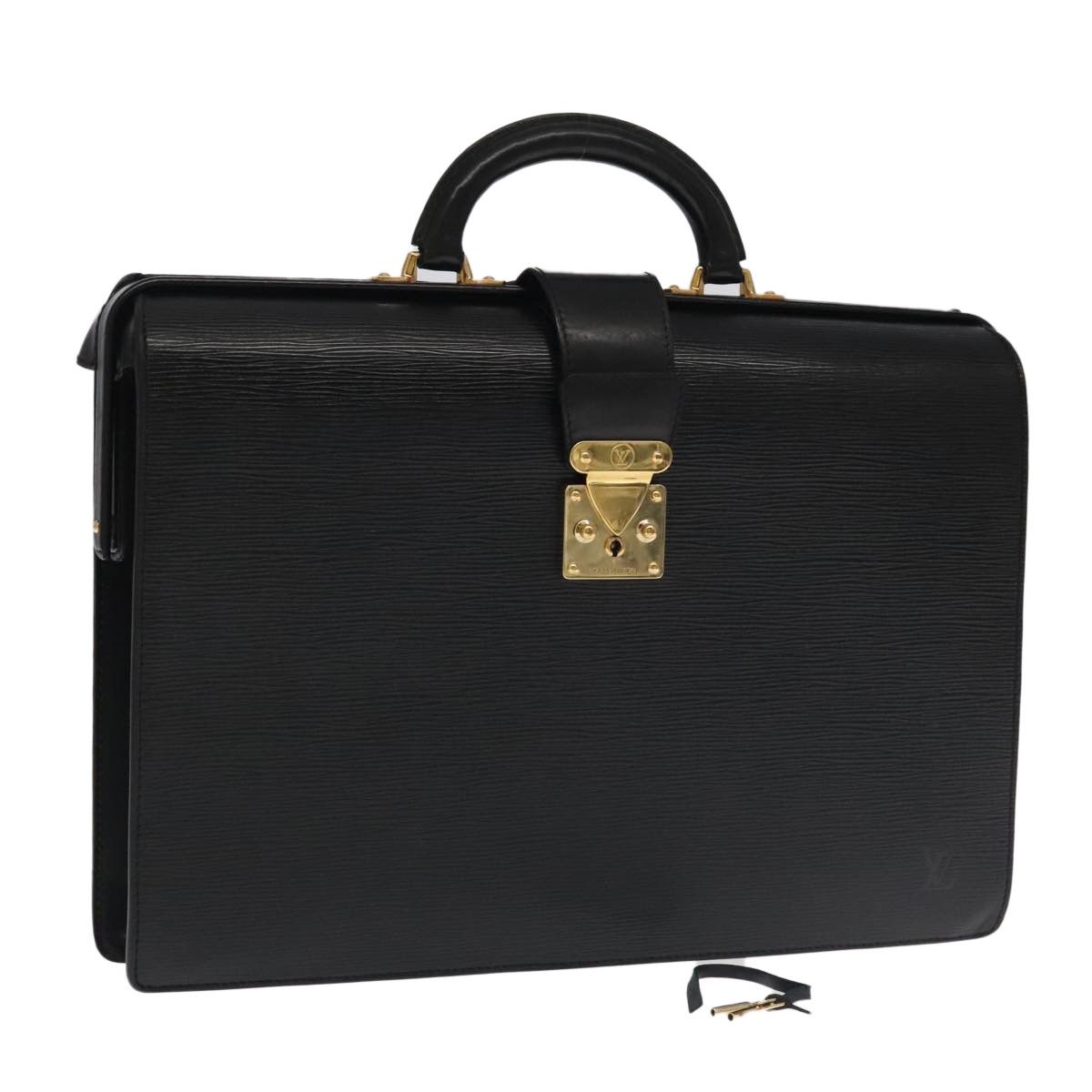 Louis Vuitton Serviette Black Leather Briefcase Bag (Pre-Owned) Size ONE SIZE - 17 Thumbnail