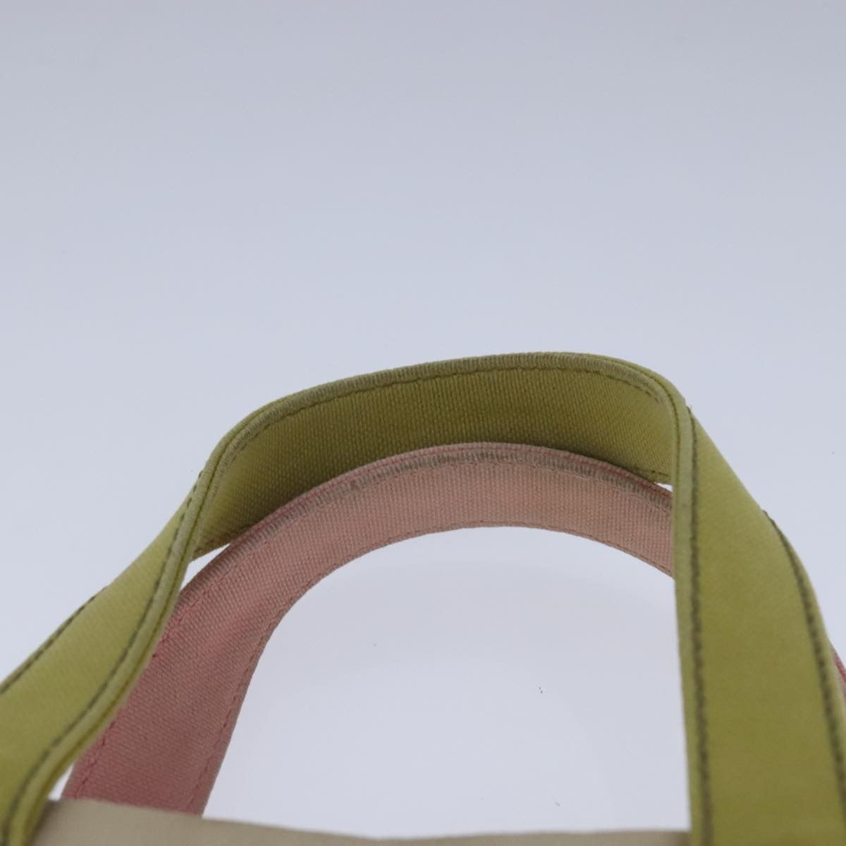 Chanel Coco Mark Beige Canvas Handbag (Pre-Owned) Size ONE SIZE - 15 Thumbnail