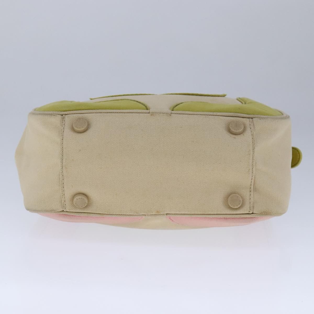 Chanel Coco Mark Beige Canvas Handbag (Pre-Owned) Size ONE SIZE - 5 Thumbnail