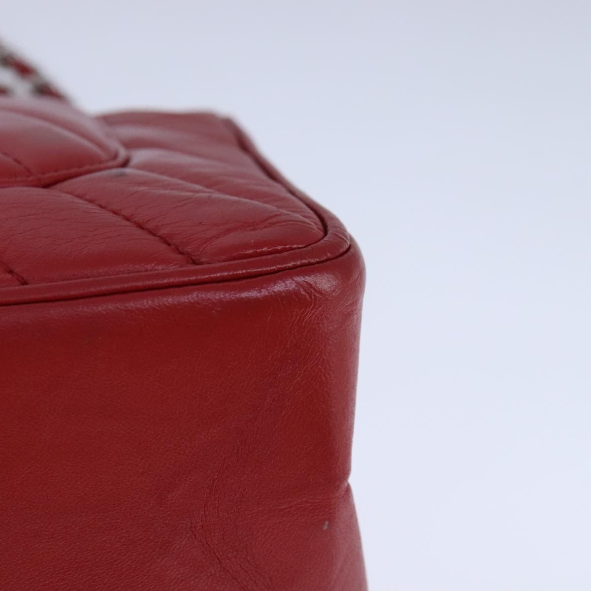 Chanel Single Flap Red Leather Shoulder Bag (Pre-Owned) Size ONE SIZE - 20 Thumbnail