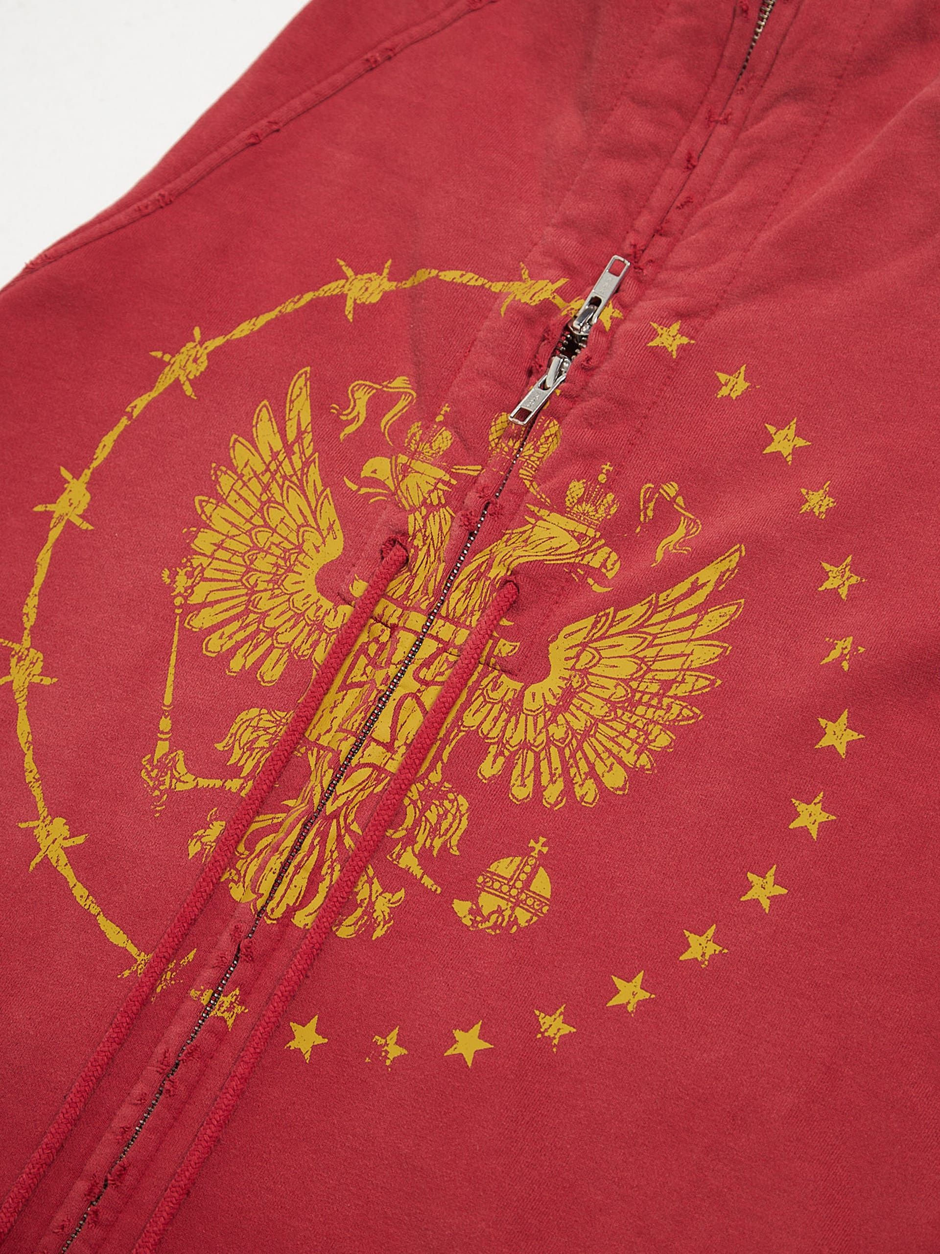 PROJECT G/R Zygon Zip Hoodie - Red Size US M / EU 48-50 / 2 - 3 Thumbnail