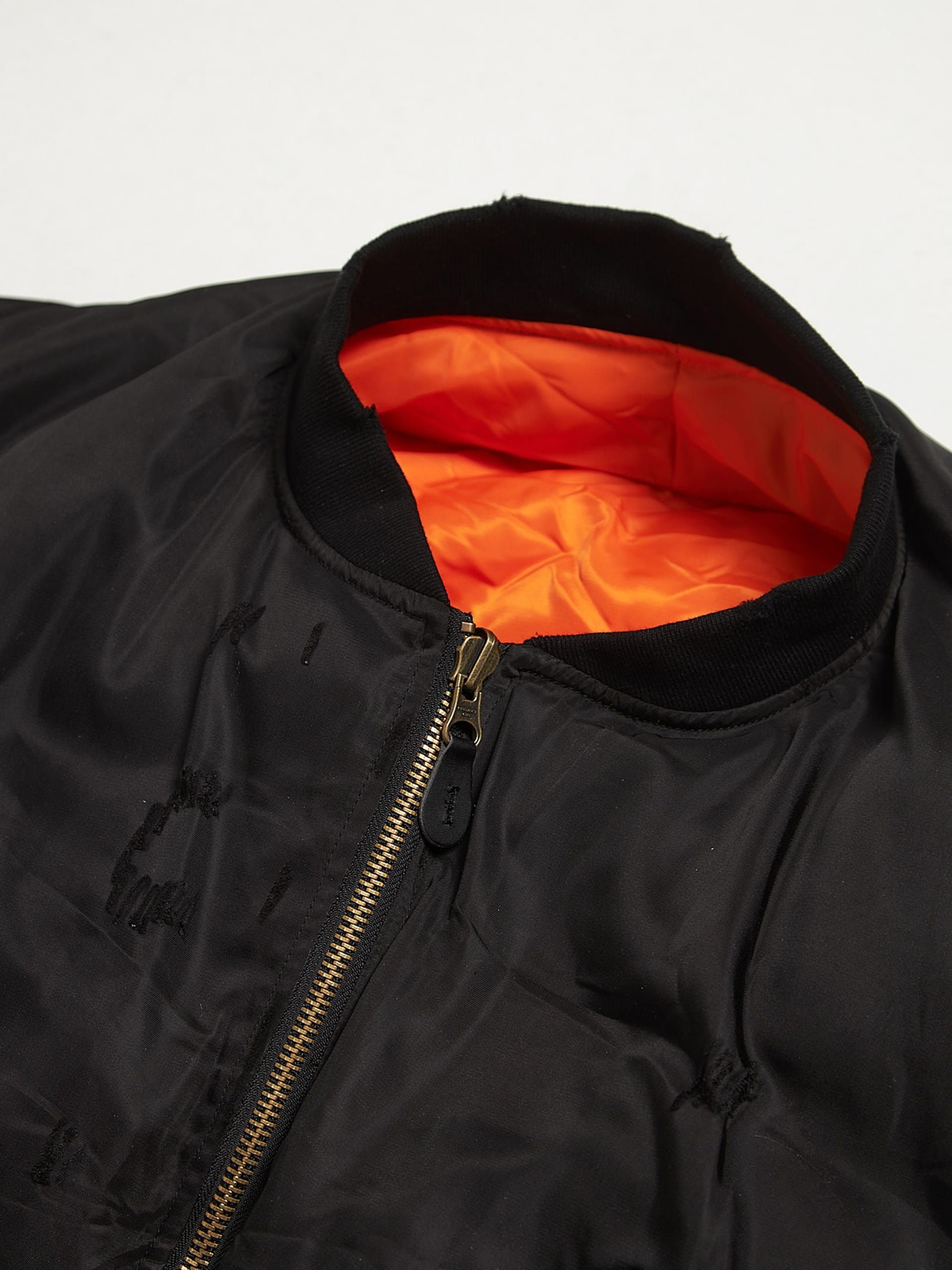 PROJECT G/R Reversible Puffer Bomber Jacket - Black Size US M / EU 48-50 / 2 - 5 Thumbnail