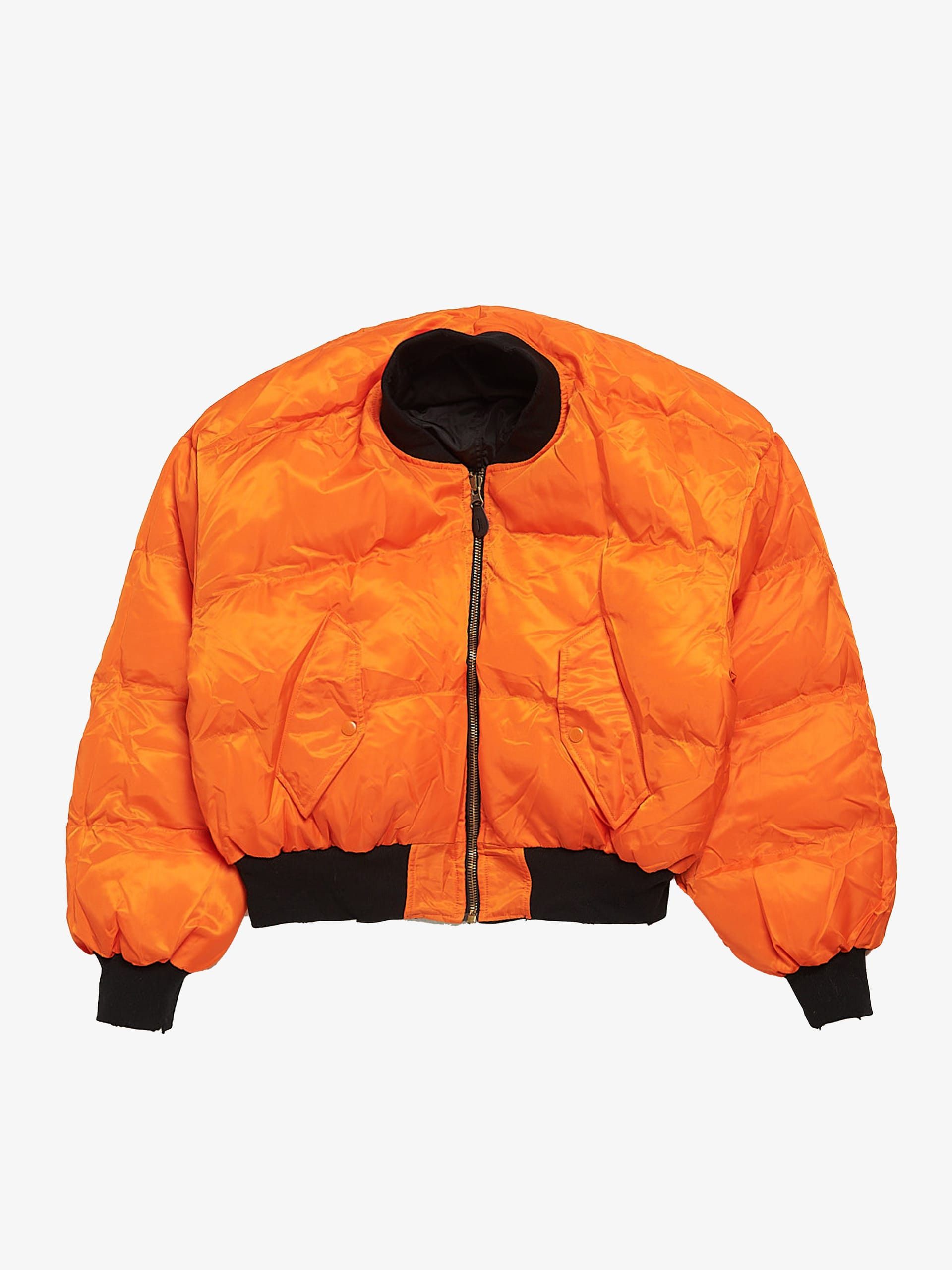 PROJECT G/R Reversible Puffer Bomber Jacket - Black Size US M / EU 48-50 / 2 - 3 Thumbnail