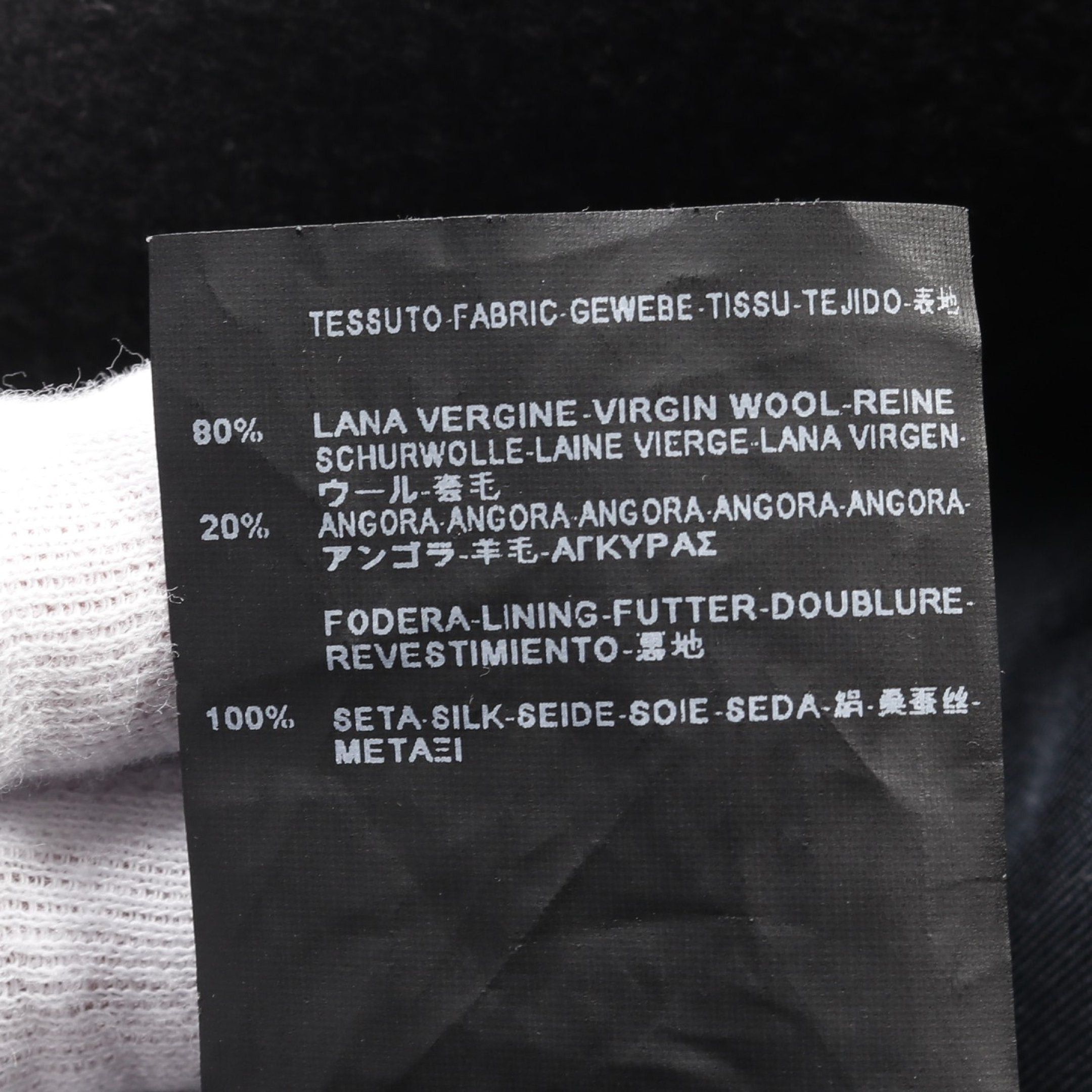 Yves Saint Laurent Yves Saint Laurent Chester Coat Wool Angola Fiber Black Size ONE SIZE - 5 Thumbnail
