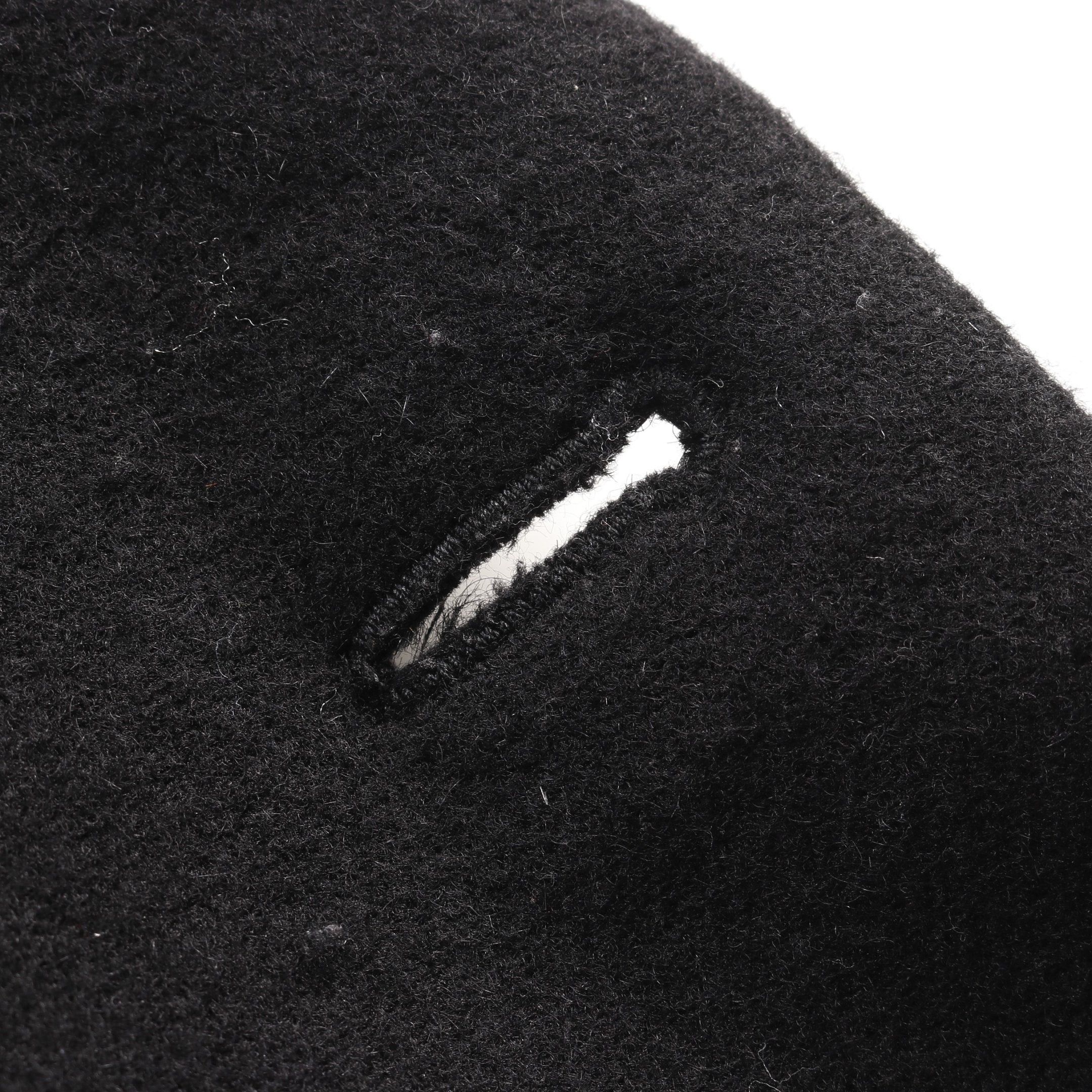 Yves Saint Laurent Yves Saint Laurent Chester Coat Wool Angola Fiber Black Size ONE SIZE - 11 Thumbnail
