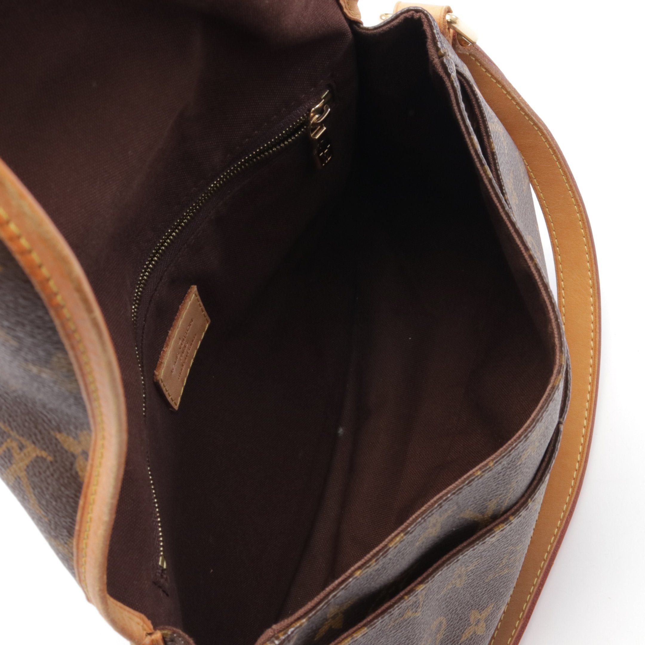 Louis Vuitton Louis Vuitton Menilmontant Pm Monogram Shoulder Bag Leather Brown Size ONE SIZE - 3 Thumbnail