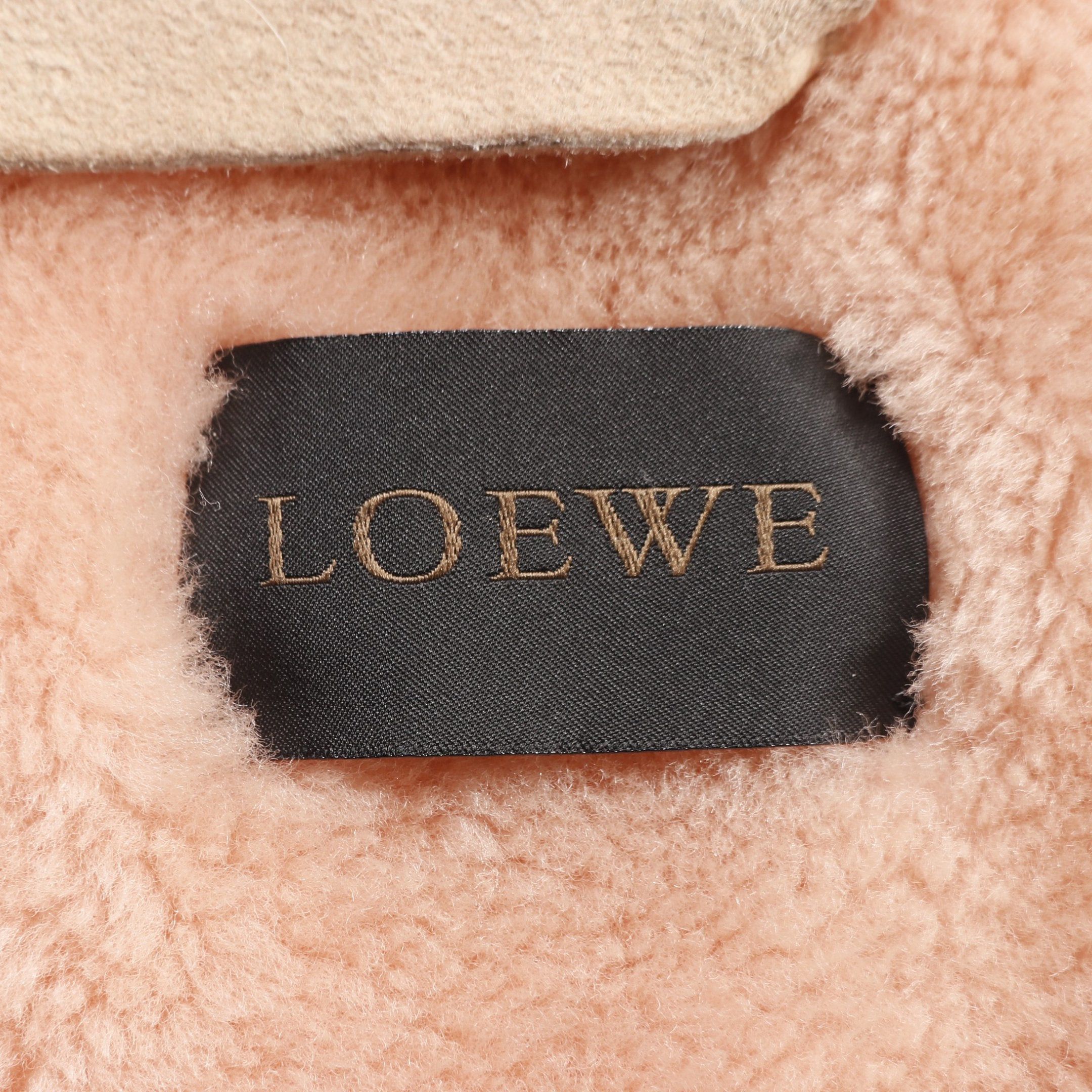Loewe Loewe Jacket Mouton Pink Beige Size ONE SIZE - 3 Thumbnail