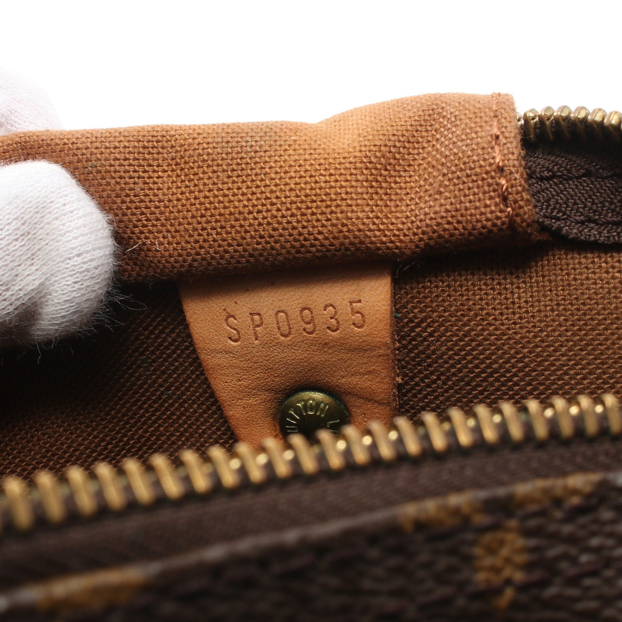 Louis Vuitton Louis Vuitton Speedy 30 Monogram Handbag Leather Brown Size ONE SIZE - 5 Thumbnail
