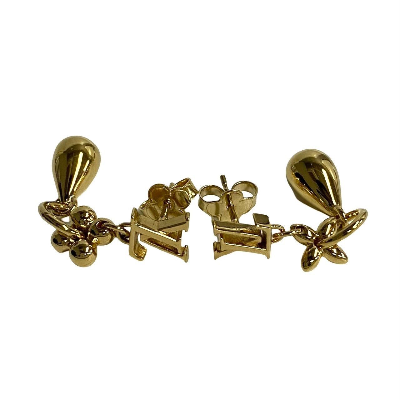 Louis Vuitton Louis Vuitton Earrings Gold Metal Size ONE SIZE - 4 Thumbnail