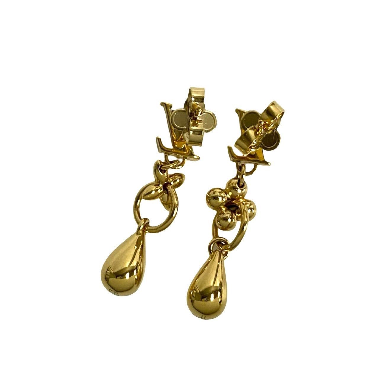Louis Vuitton Louis Vuitton Earrings Gold Metal Size ONE SIZE - 2 Thumbnail