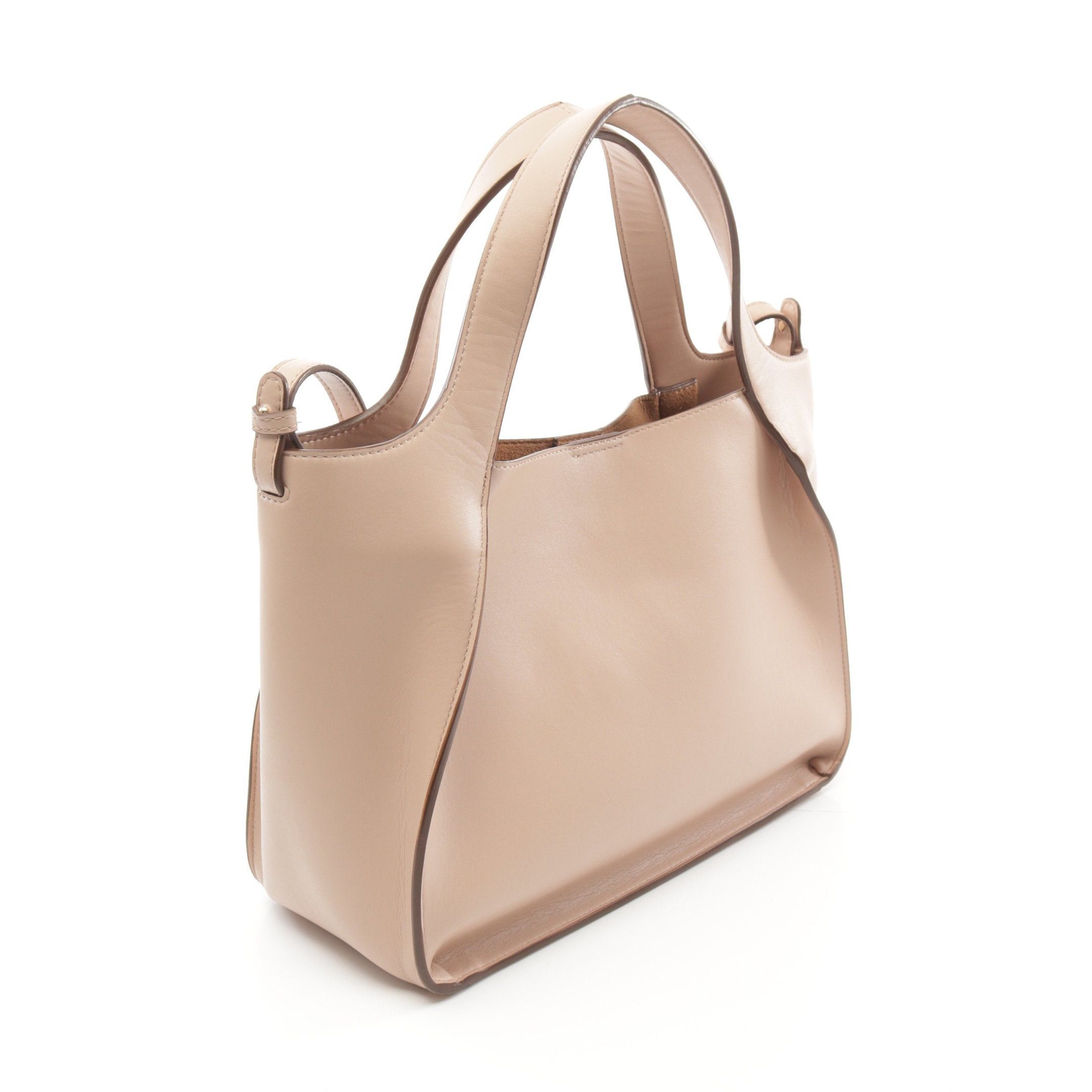 Stella McCartney Stella Mccartney Stella Logo Handbag Tote Bag Fake Leather Pink Beige Size ONE SIZE - 2 Thumbnail