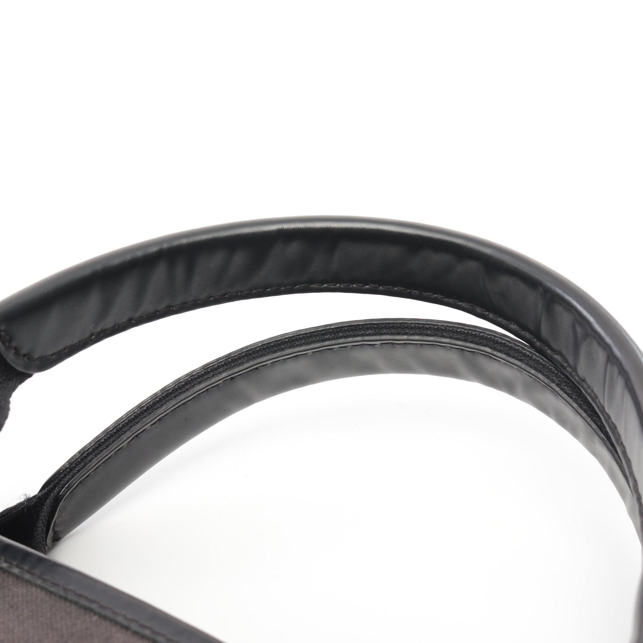 Balenciaga Balenciaga Navy Hippopotamus Xs Handbag Canvas Leather Black Size ONE SIZE - 10 Thumbnail