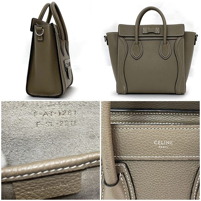 Celine CELINE Shoulder Bag Neutrals Leather Size ONE SIZE - 2 Thumbnail