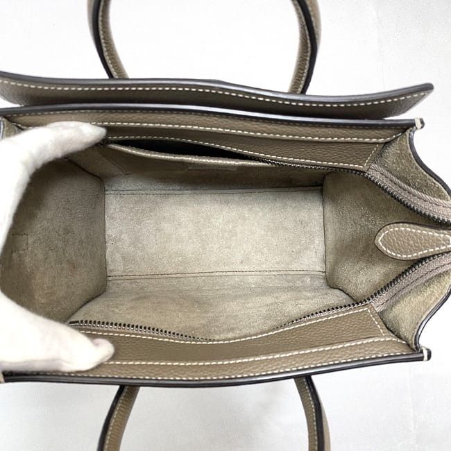 Celine CELINE Shoulder Bag Neutrals Leather Size ONE SIZE - 3 Thumbnail